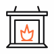 icone animée cheminée